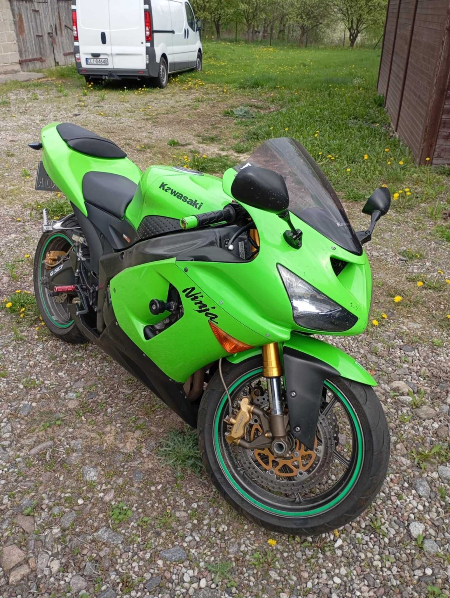 Kawasaki NINJA 636 Super Stan 2005 r 130KM+Power Commander