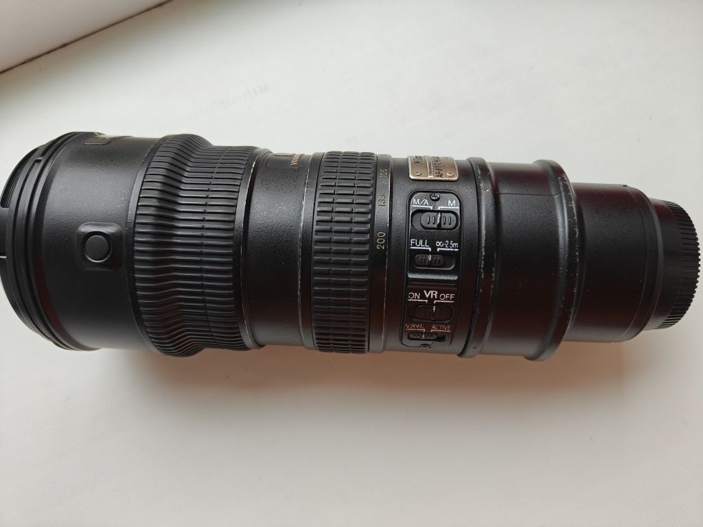Объектив Nikon af-s nikkor 70-200mm f/2.8g vr ed