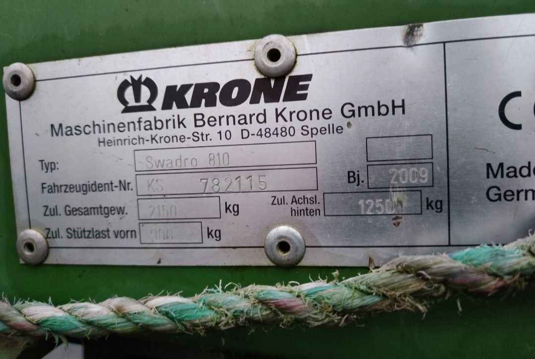 Zgrabiarka Krone 810