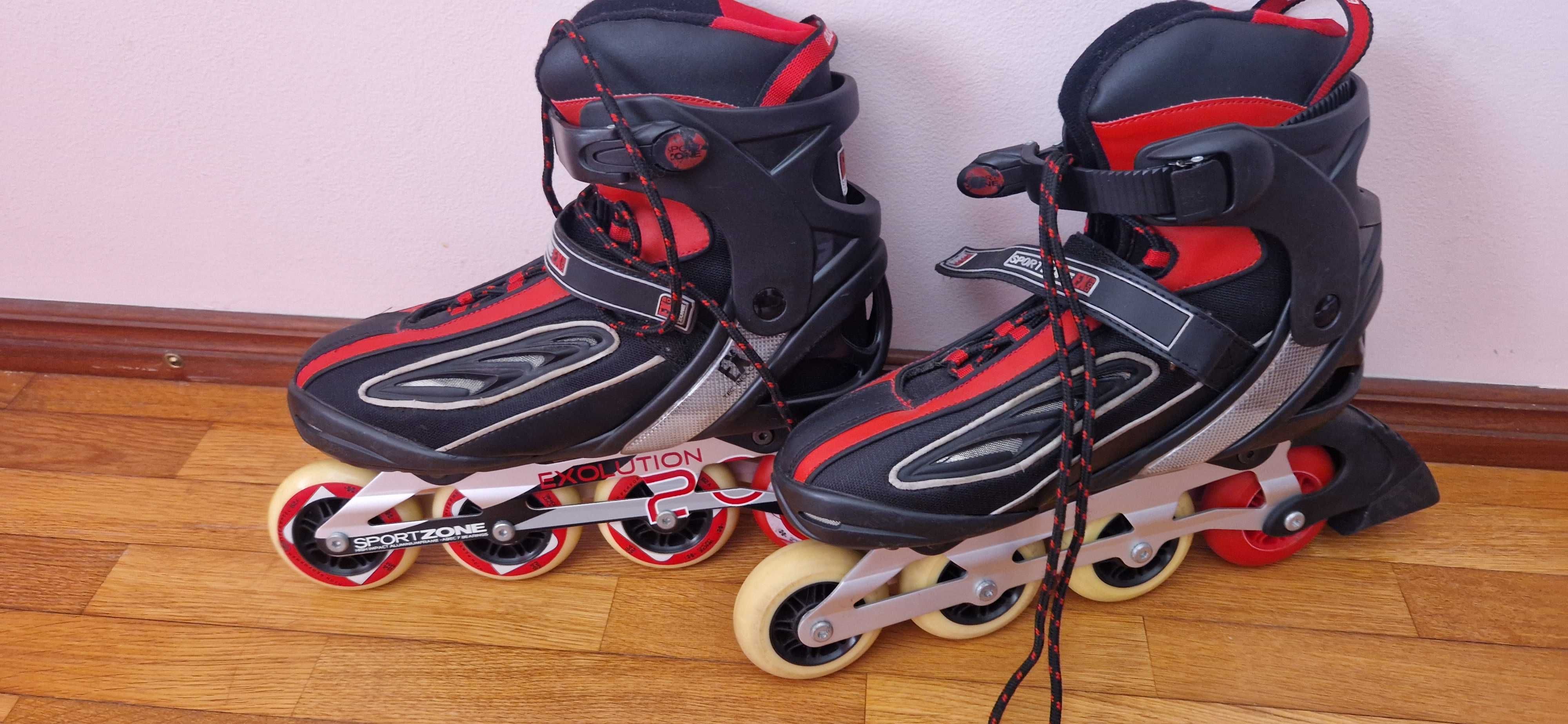 Vendo Patins em linha da sport Zone número 44 usados uma única vês.