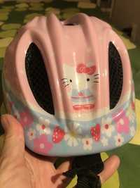 Kask rower hulajnoga Hello Kitty dziewczynka S roz 46-51