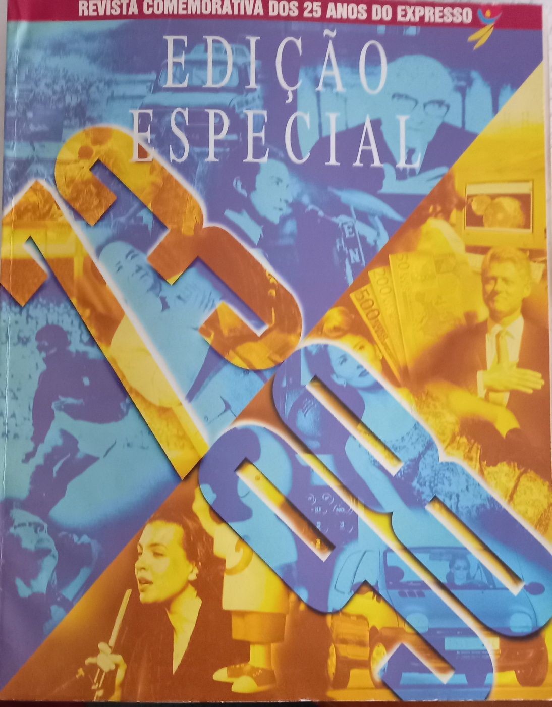 Amália, Soares e Eusébio 1998 nos 25 anos revista edição especial