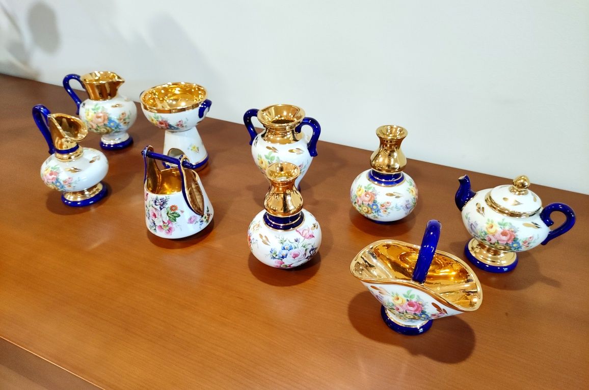 Conjunto coleção decorações miniaturas
