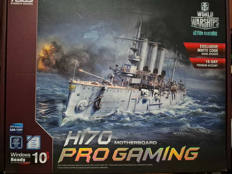 Motherboard H170 Pro Gaming + I5-6600 3.30 GHz
