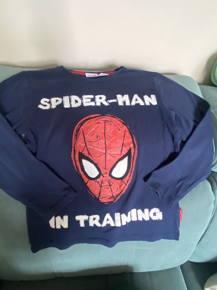 Koszulka chłopięca t-shirt Spiderman 122 cm 7 lat