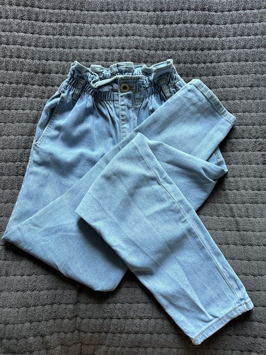 Джинси мом нові блакитного кольору