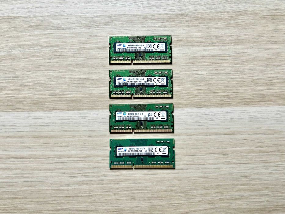 RAM Samsung 16GB 4x4GB DDR3 DDR3L PC3L 12800S – Sprawna testowana