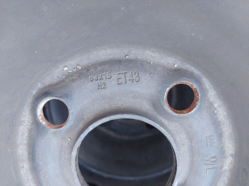 Felgi stalowe Opel 15" 4X100 ET43
