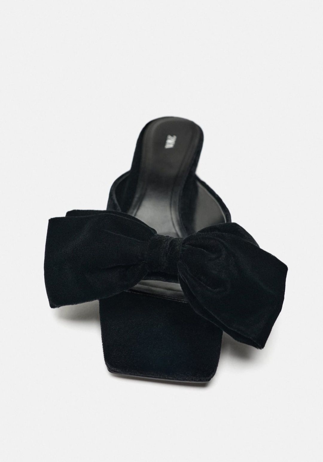 Шлепки Zara размер 37 чёрные