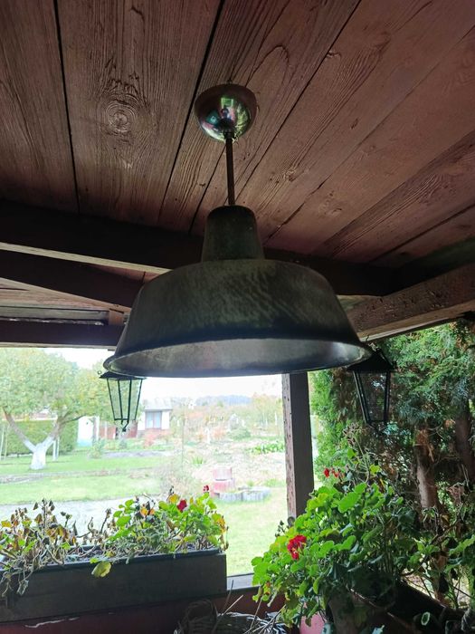 Lampa przemysłowa PRL