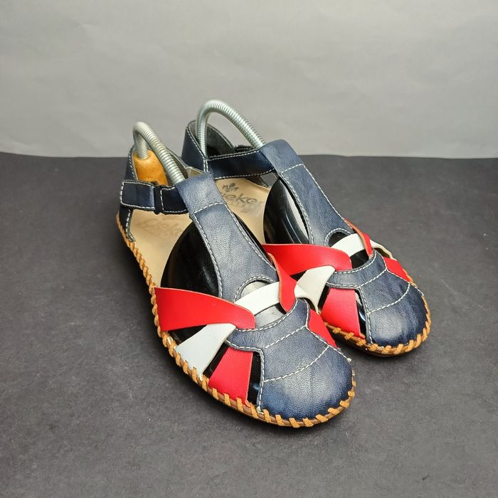 Rieker sandały damskie baleriny r.39 piękne kolory!