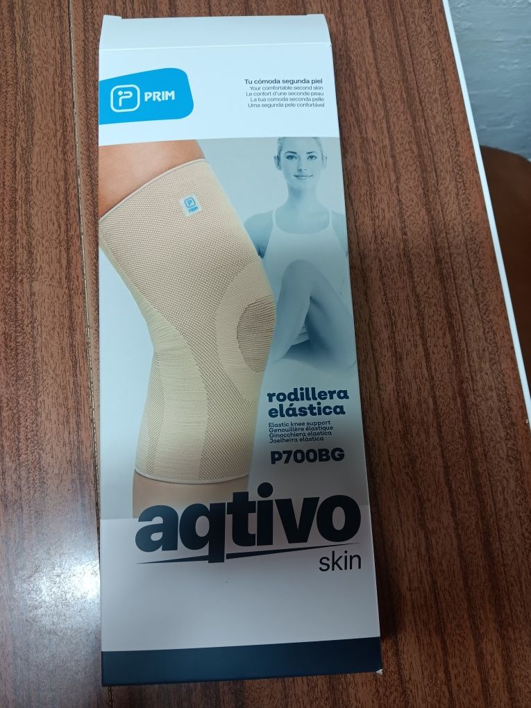Joelheira  elastica XL Aqtivo nova e nunca utilizada