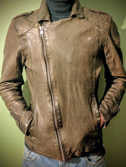 Kurtka męska ze skóry owczej słynnej marki Tigha