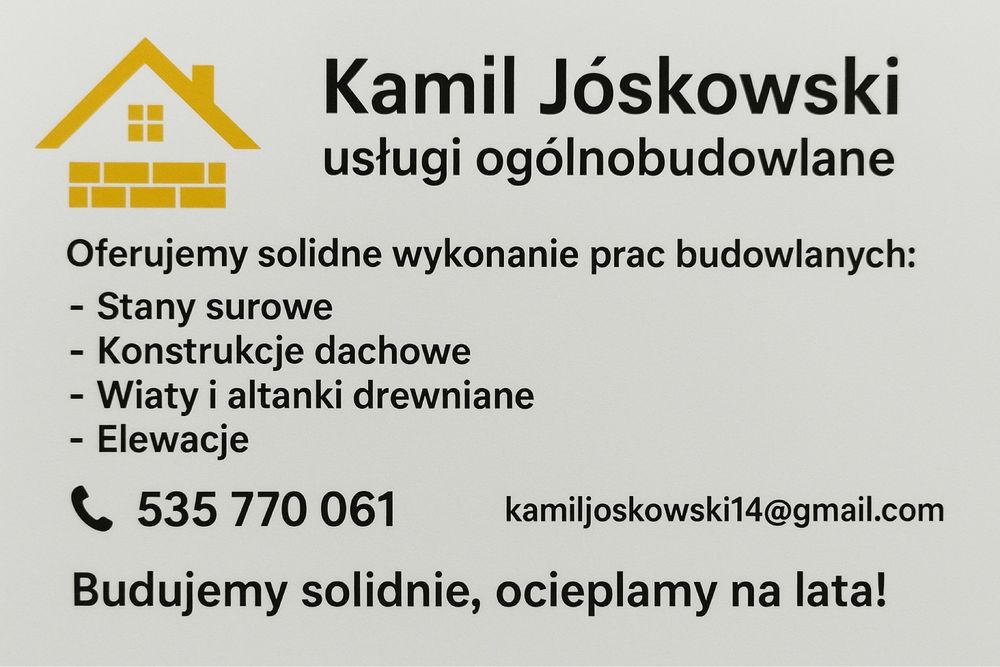 Usługi budowlane