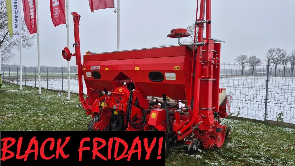 TOSCANO TOSCANO - 8 rzędowy siewnik pneumatyczny talerzowy do buraka, rzepaku, kukurydzy z nawozem