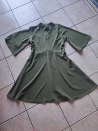 Sukienka zielona khaki 40