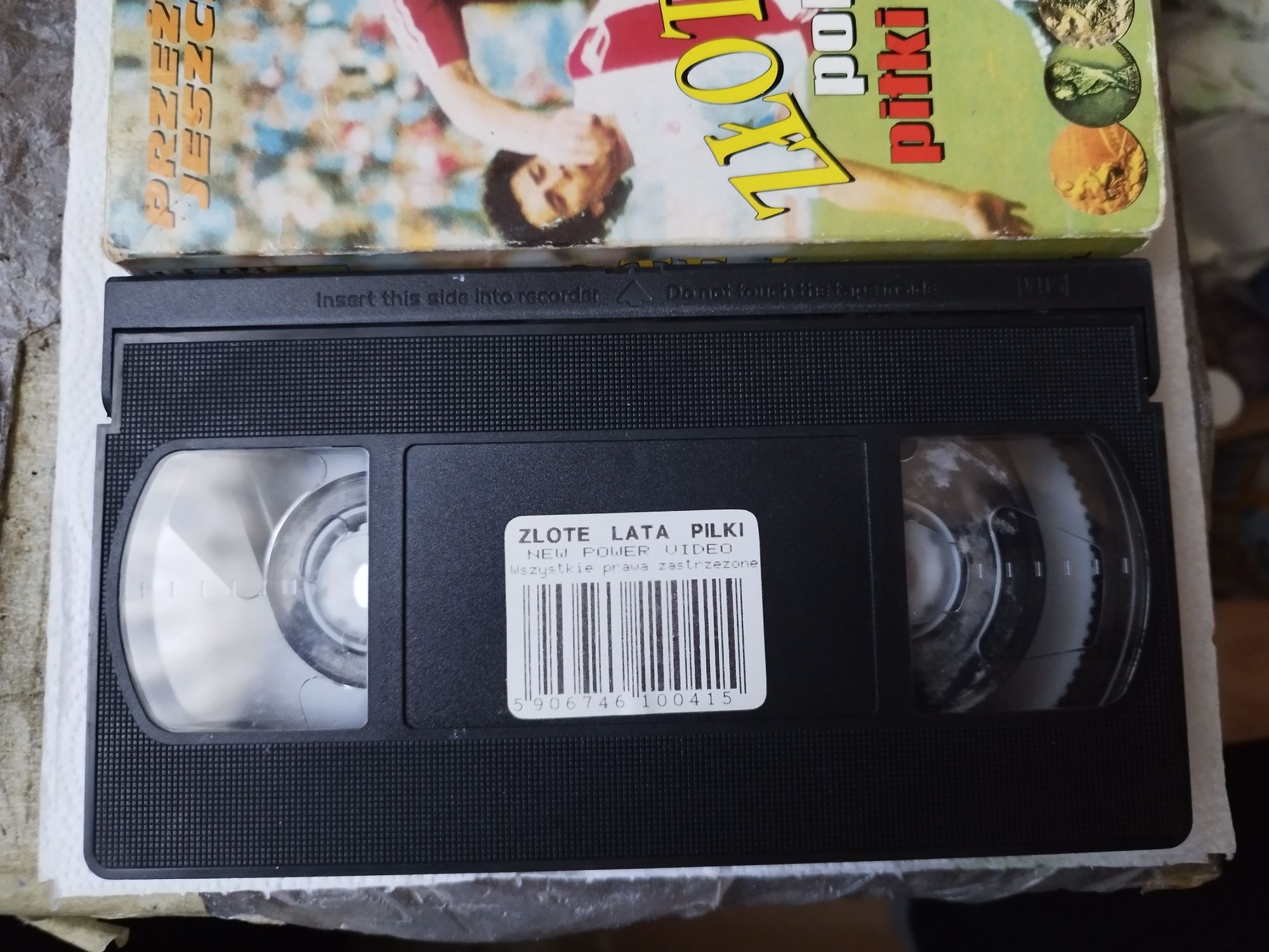 Kaseta VHS Polska piłka