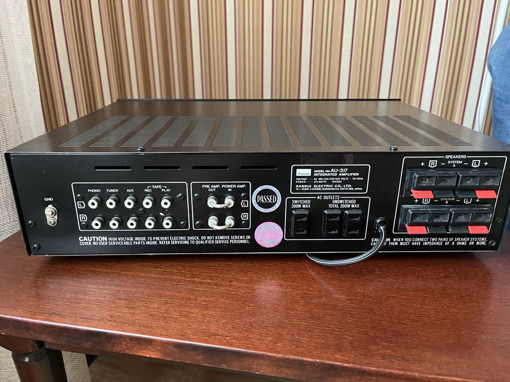 Підсилювач Sansui au317