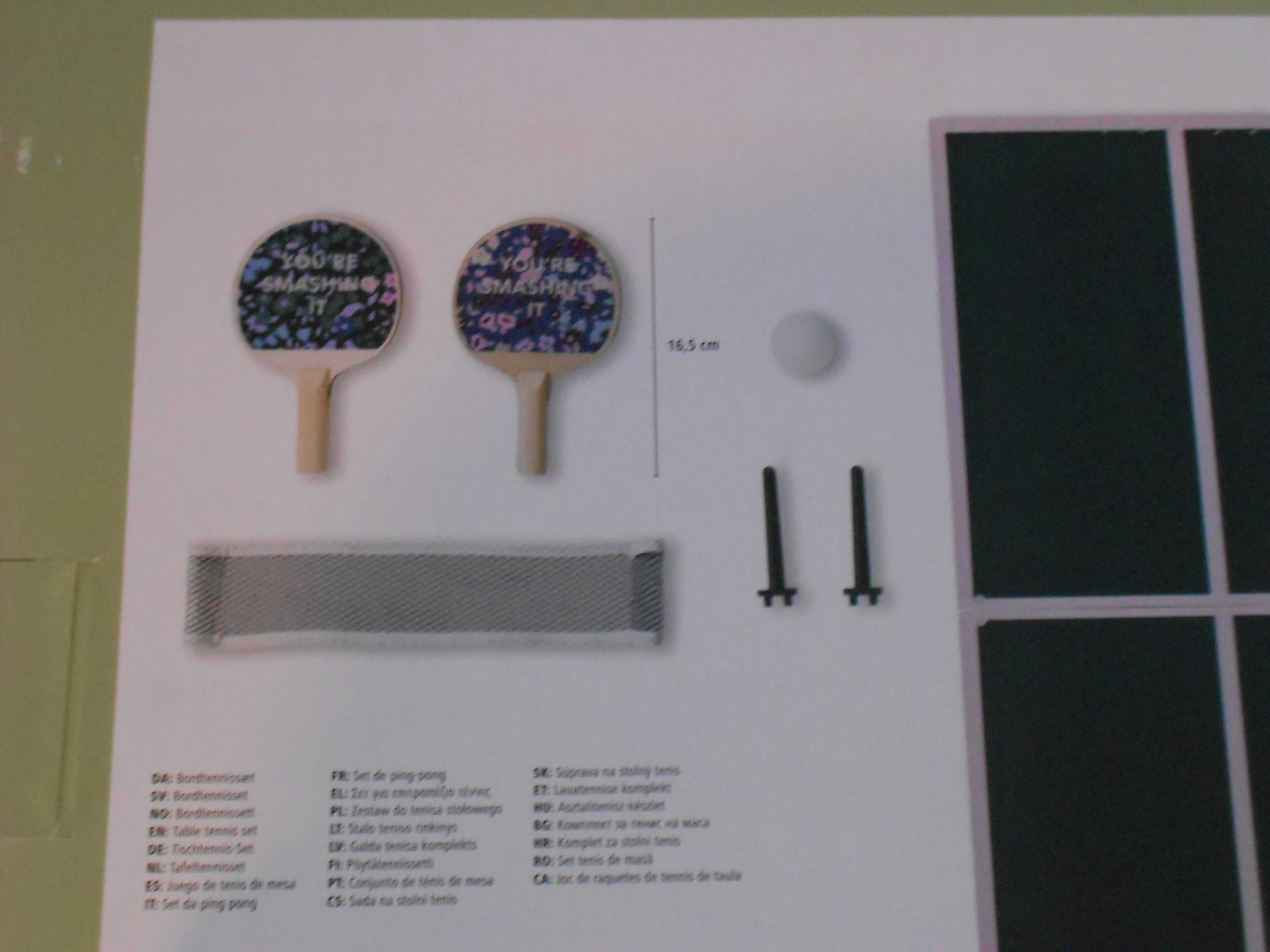 Mini mesa de ping pong infantil por estrear