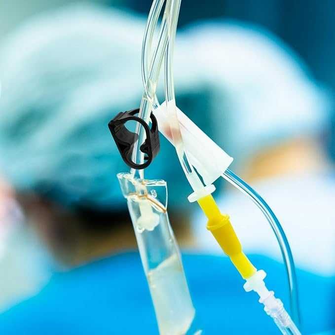 5 x Opaski zaciskowe do węży przewodów wody regulowane czarne SOLUSTRE