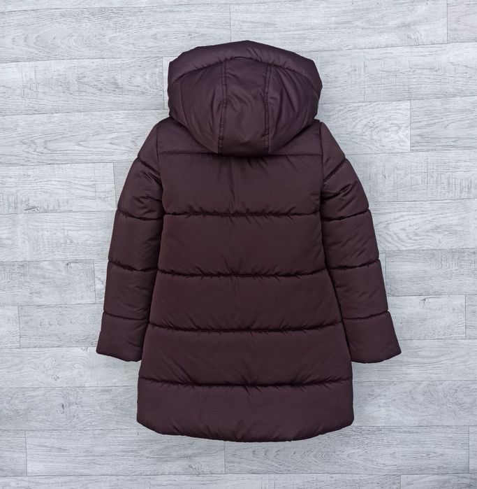 Зимова куртка пальто пуховик для дівчинки 134, 140, 146 см