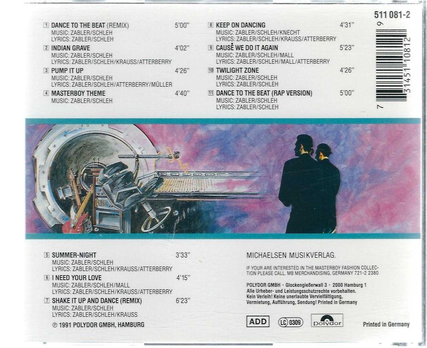 CD Masterboy - The Masterboy Family (1991) (Polydor)