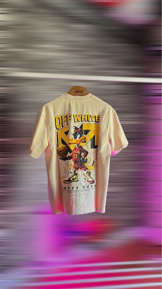 T-Shirt Off-White Donal duck L