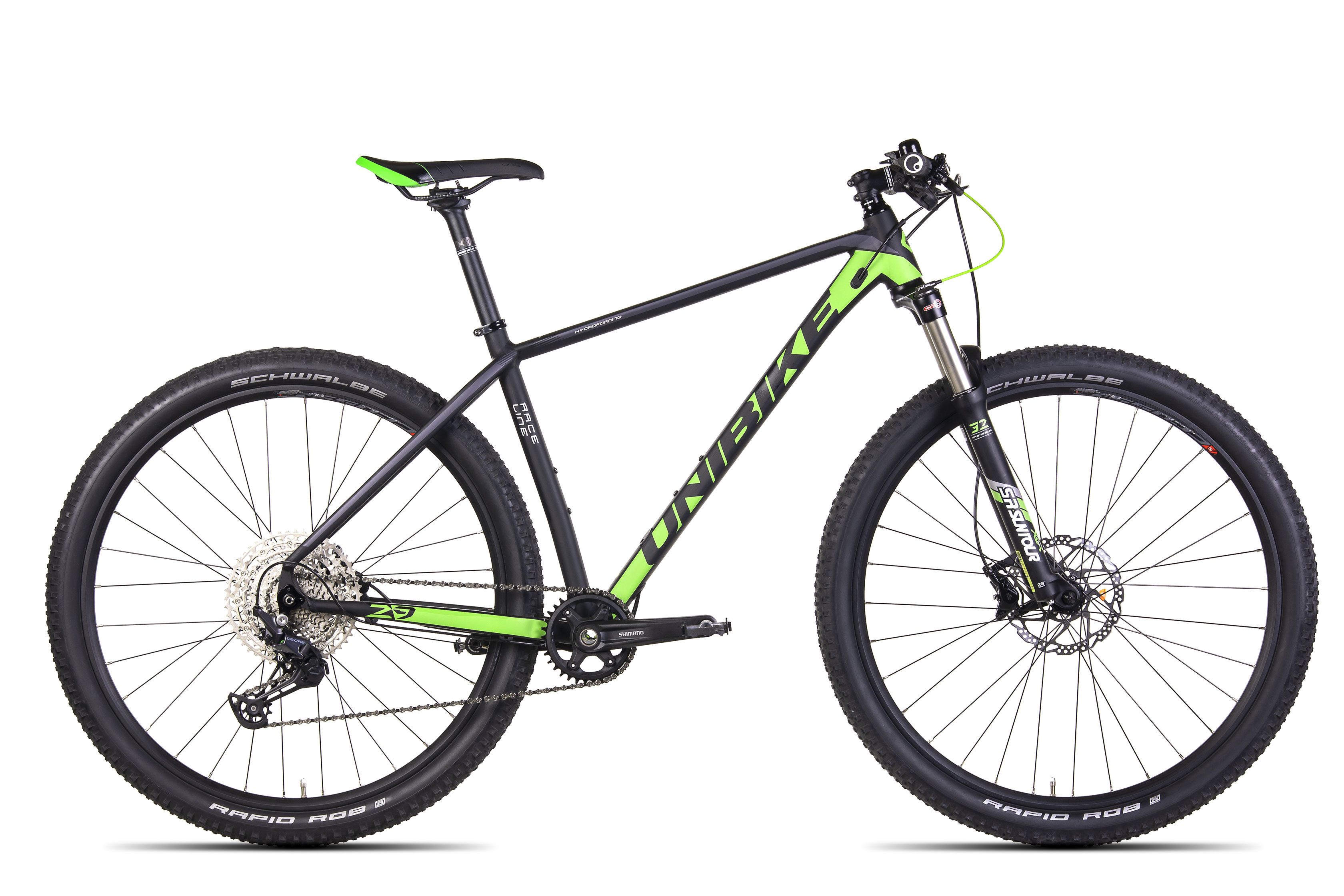 Rower górski MTB UNIBIKE EVO 29/17 czarno-zółty