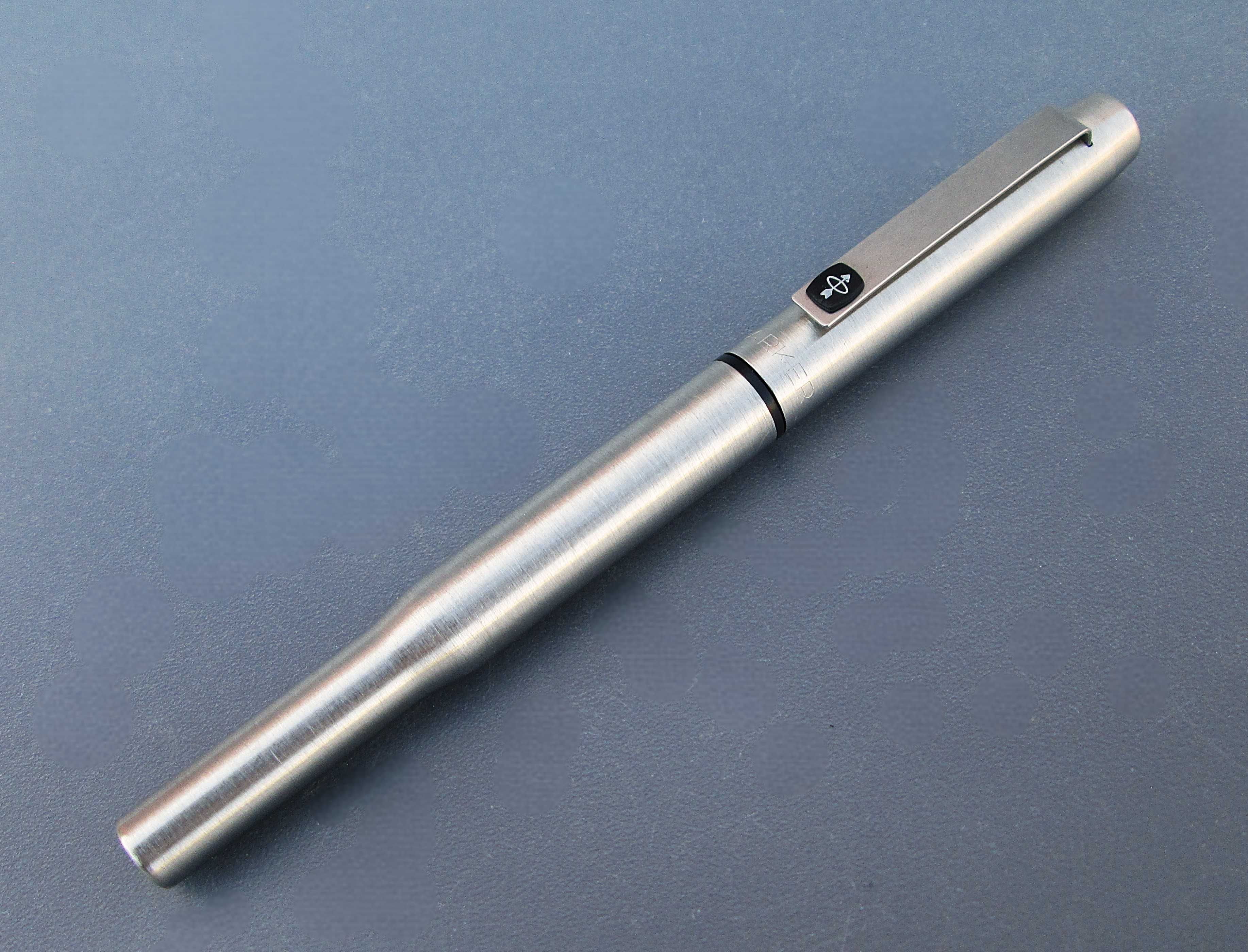 1970's Caneta Tinteiro PARKER 25 em AÇO INOX - Made in England