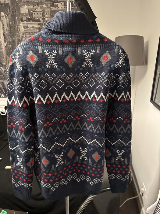 Męski sweter z golfem