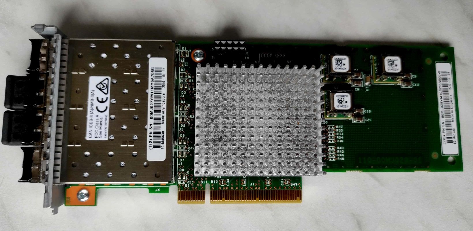 Контроллер IBM 8GB FC 4 PORT HOST INTERFACE 00MJ027 ZZ 00MJ028