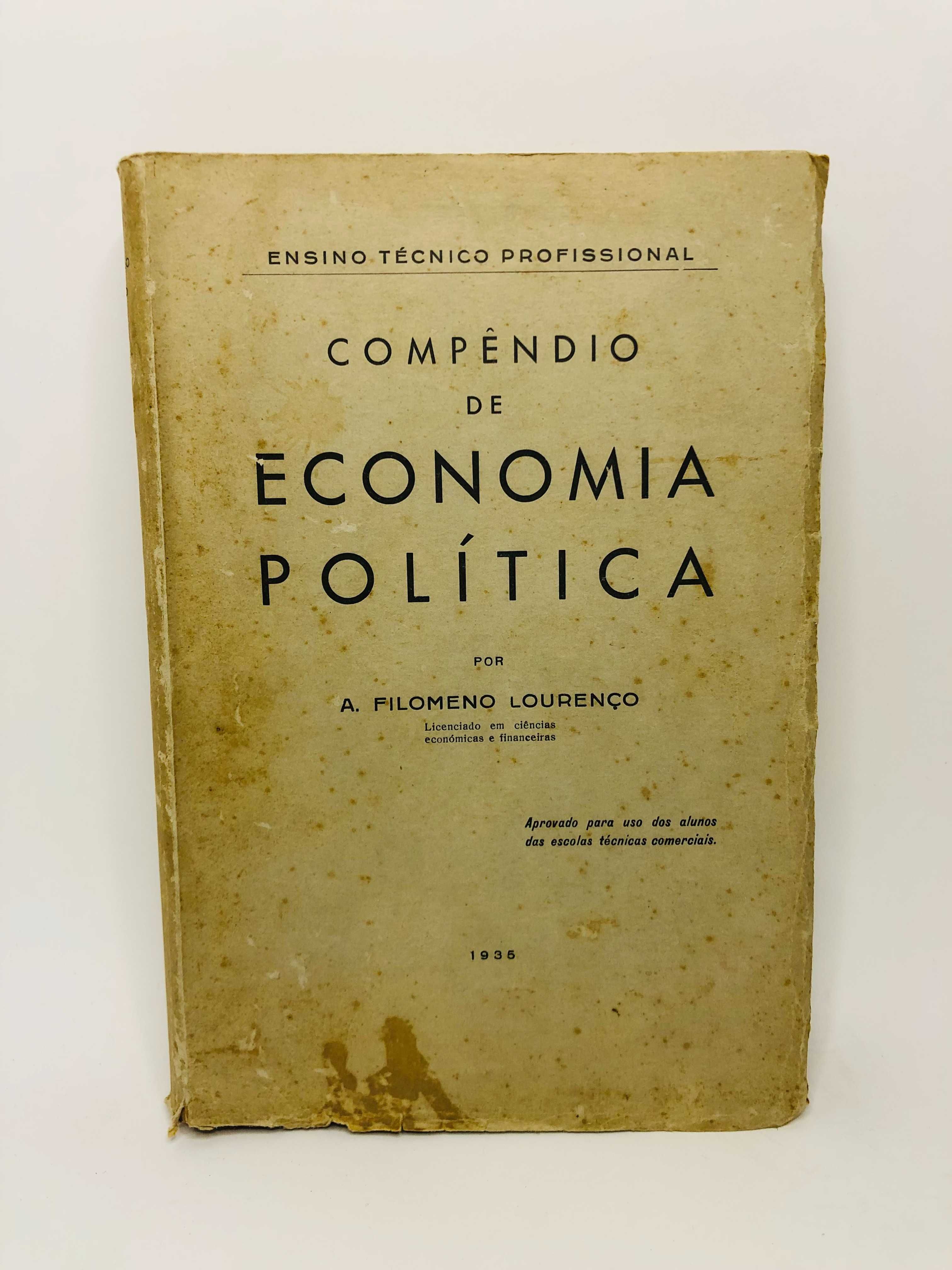 Compêndio de Economia Política 1935 - A. Filomeno Lourenço