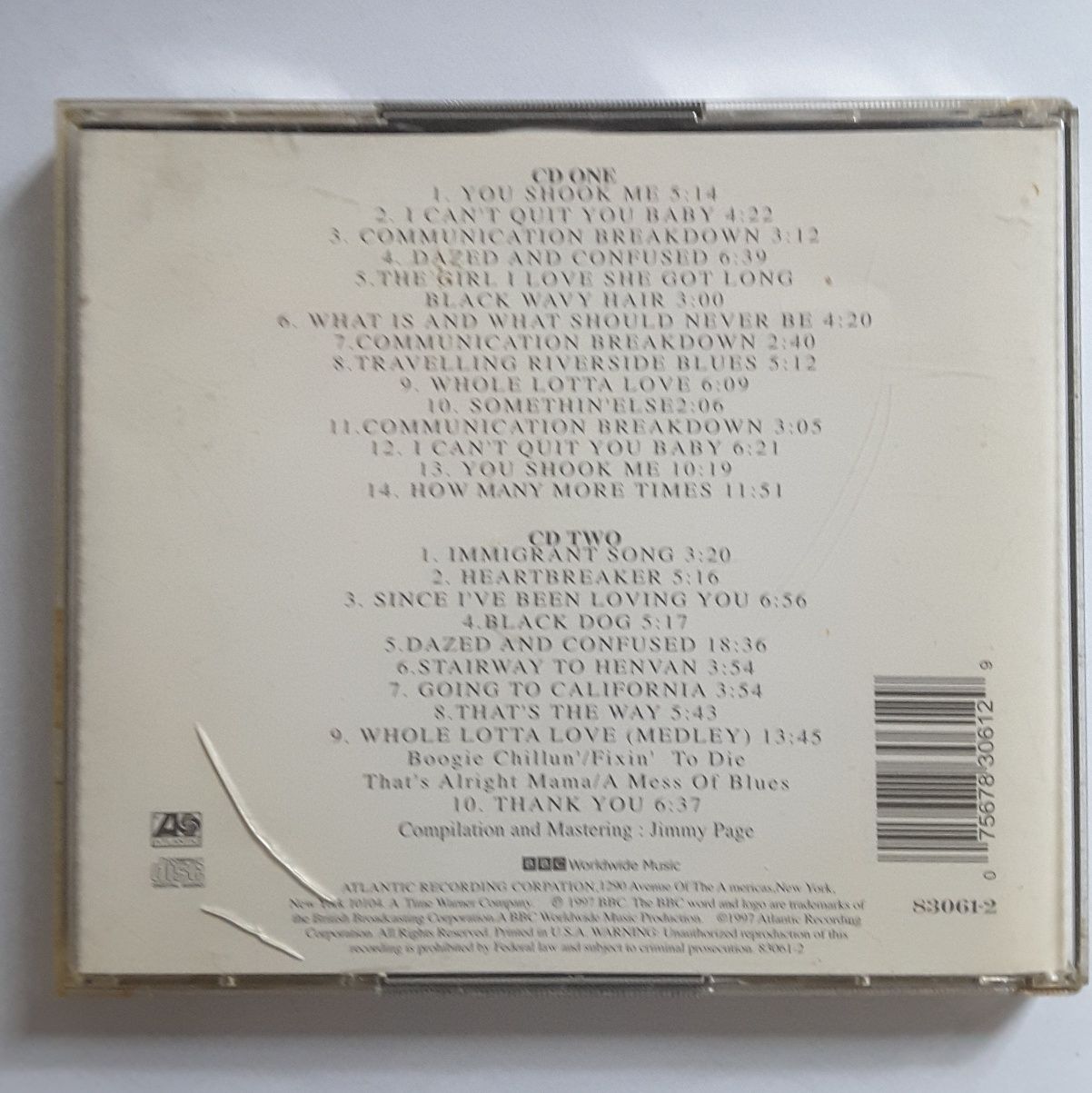 Led Zeppelin BBC Sessions 2 x CD