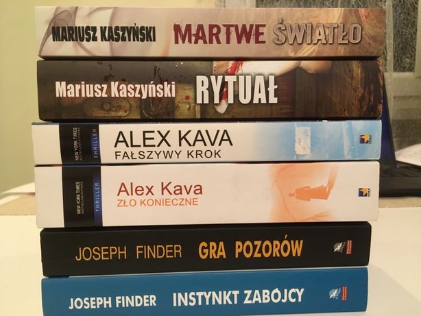 Książki A. Kava, M. Kaszyński, J.Finder