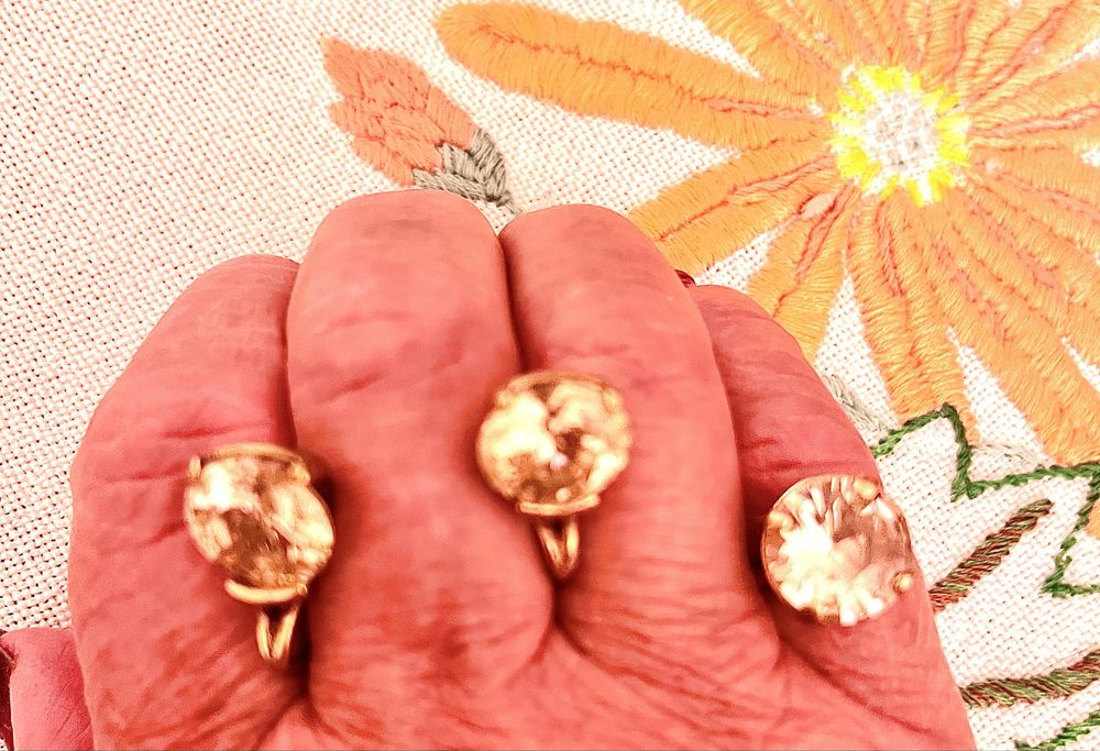 Набор серьги и кольцо СК 17,5 см (серебро),та набор 16,5.