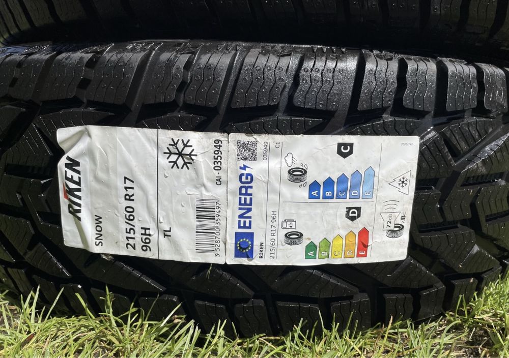 riken snow 215/60 r17 96h, nowe opony - nieużywane, zimowe