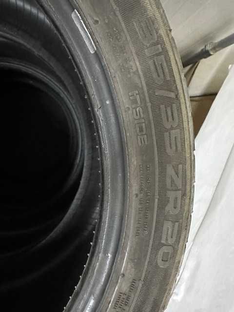 Opony letnie używane -2szt 315/35 R20 -2szt 275/40 R20 BMW X5