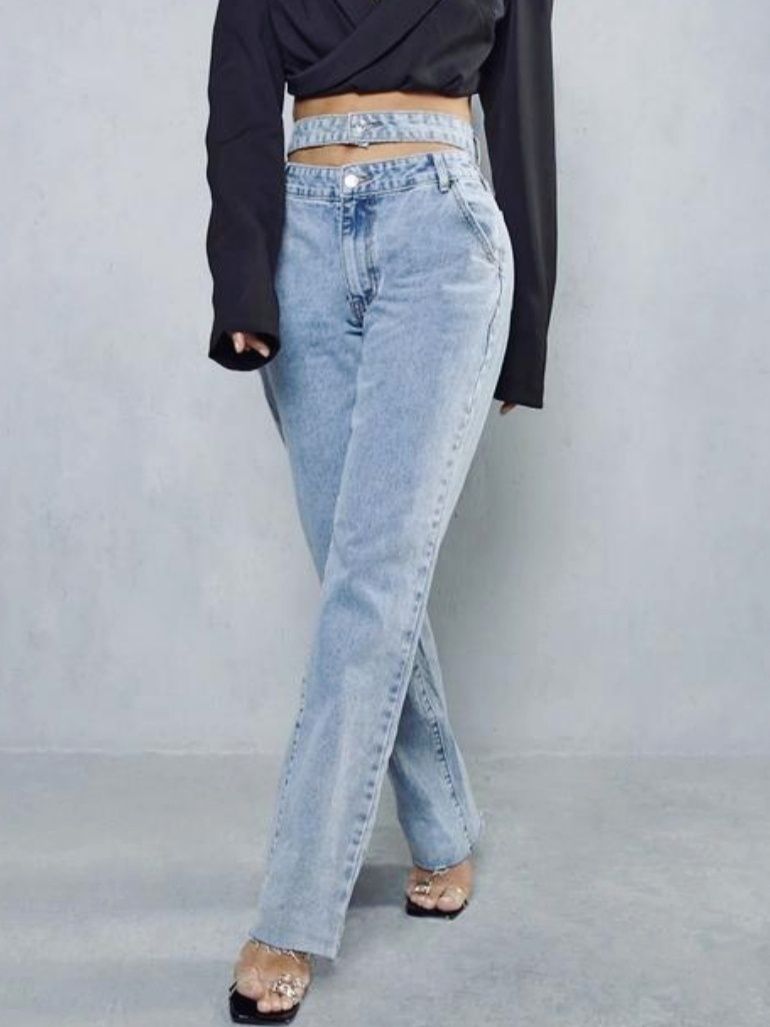 Жіночі джинси-mom