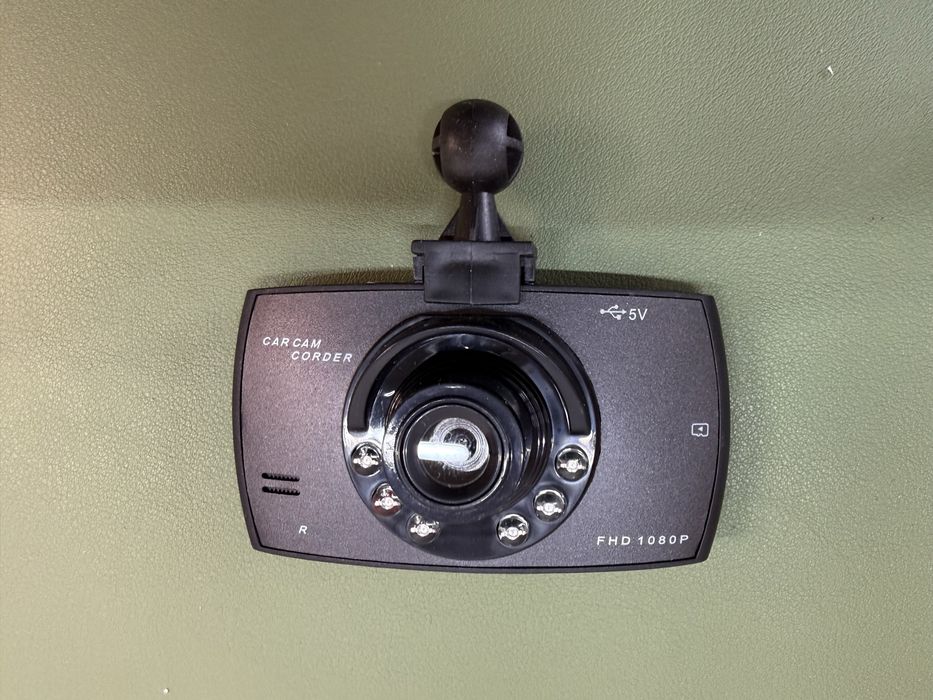 Відеореєстратор 1080P Full HD, широкий кут 170°