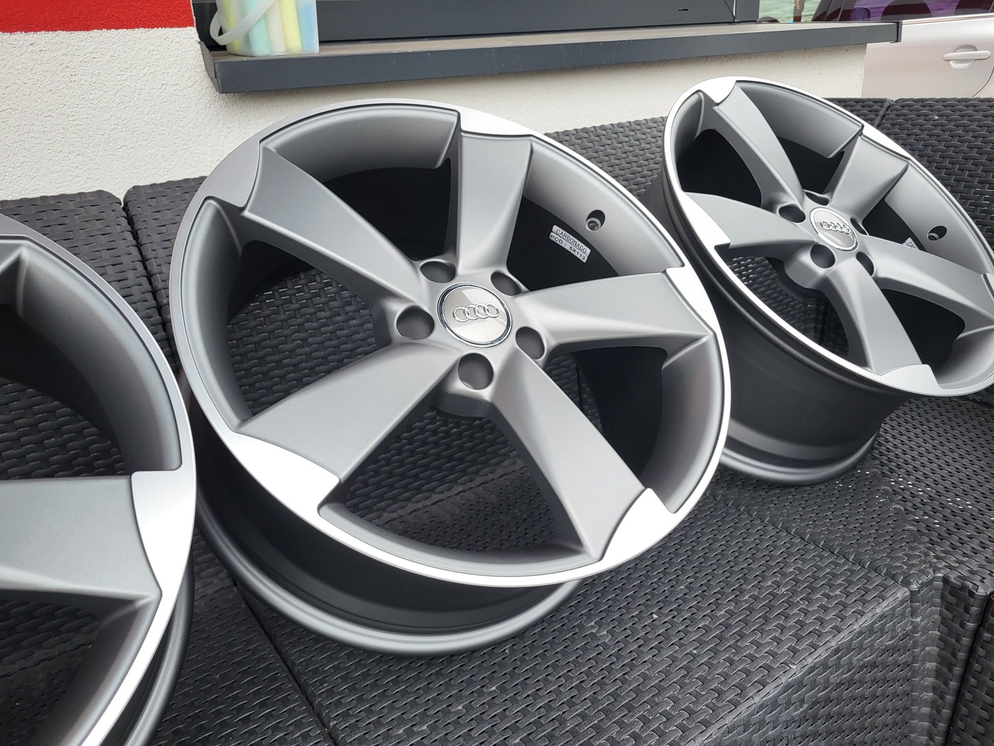Alufelgi 18" 5x112 ET30 Audi A6 C7 A6 A4 B9 B8 B7 B6 A5 Q5 Q3 ROTOR !
