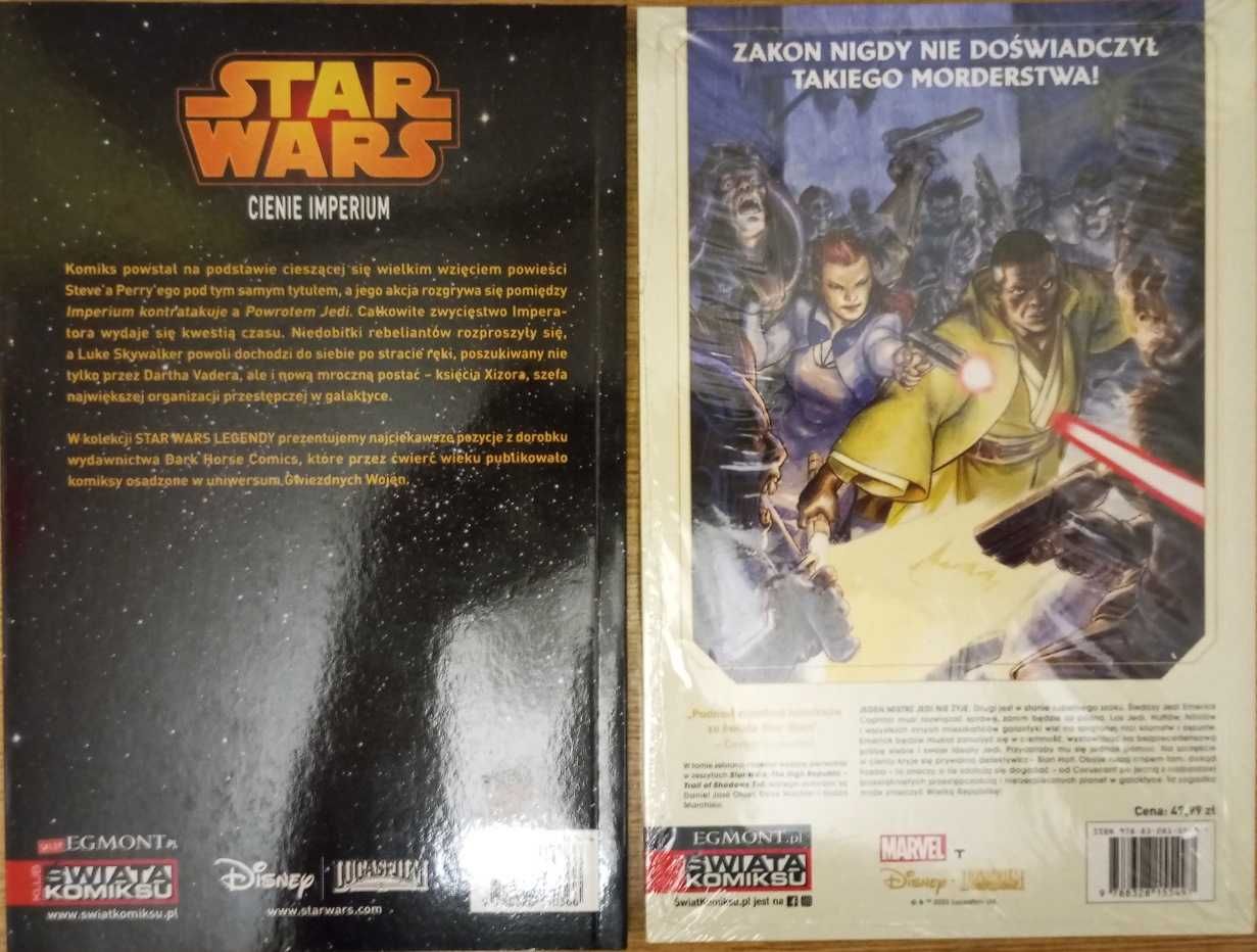 komiks Legendy Star Wars Cienie imperium + Wielka Republika Gwiezdne