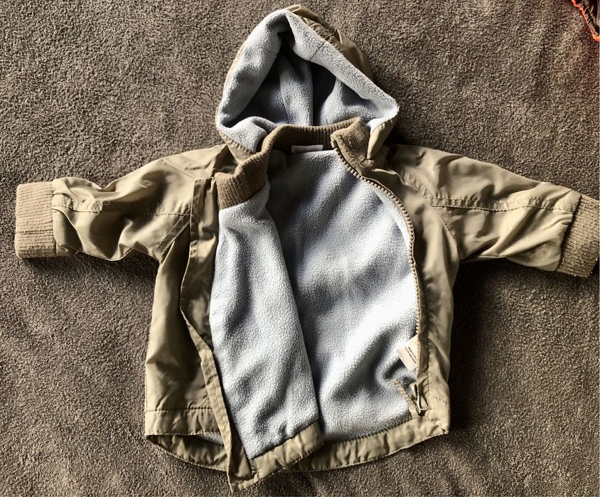 Kurtka kurteczka niemowlęca wiosenna przeciwdeszczowa  F&F 56 cm