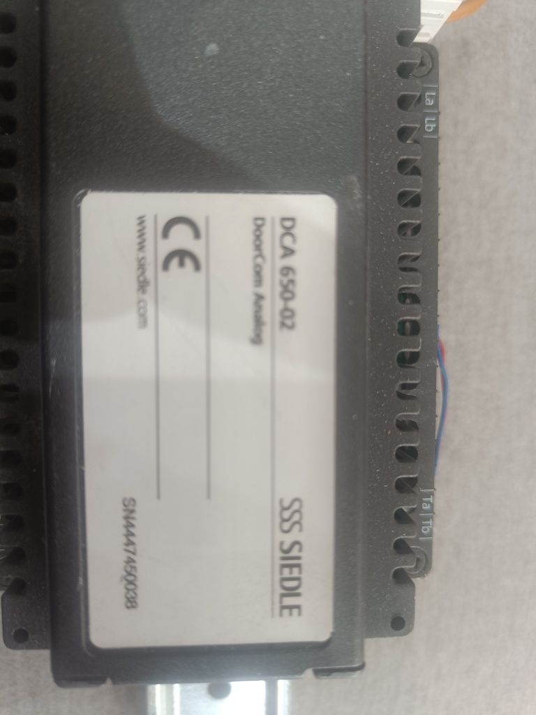 SSS Siedle DCA 650-02 DoorCom Analog + wyłączniki AEG