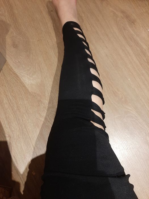 Spodnie Legginsy Pink czarne