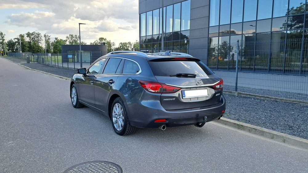 Mazda 6 2.2D Skyactive-D 150KM Kombi Grzane Fotele Hak Piękna Navi