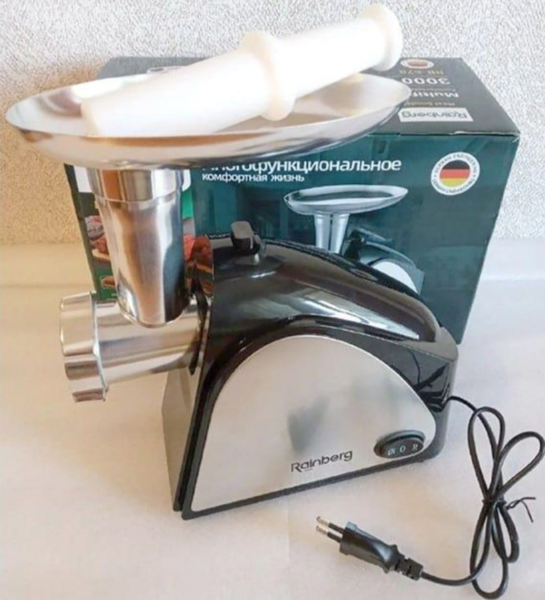 Мясорубка Rainberg RB 678 3000 Вт