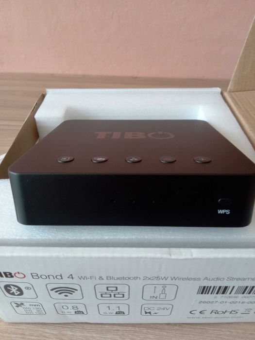 Tibo Bond 4 streamer wzmacniacz blue wifi okazja powystawowy