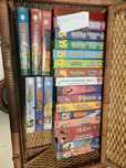 Várias cacetes de VHS