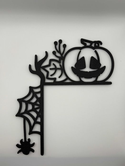 Halloween pajęczyna narożna dynia pająk 3D