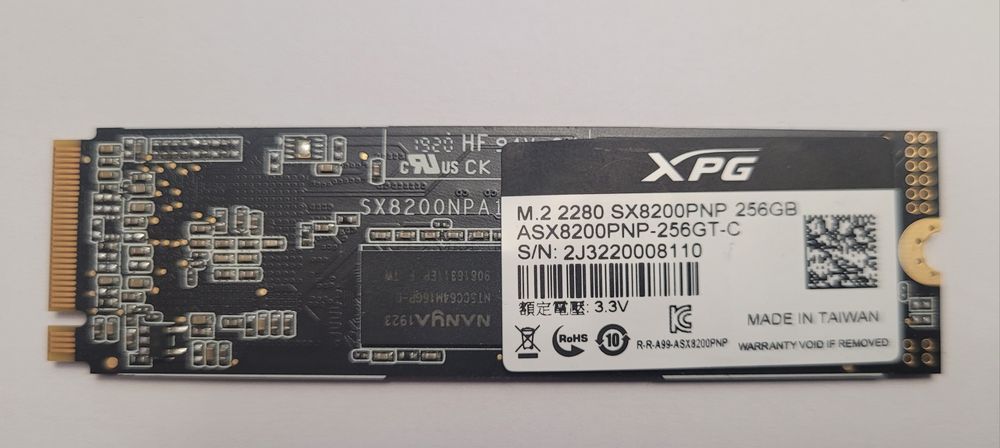dysk ssd 256 gb adata sx8200 pro